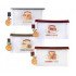 Pencil Case with Zipper, Soft Transparent Mesh, 22 x 12 cm, Capybara