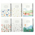 Simba A5 Wirebound Lined Notebook, Transparent Cover, 80 Sheets with Fun Shapes Simba A5 Wirebound Lined Notebook, Transparent Cover, 80 Sheets with Fun Shapes