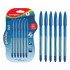 Ball Pen Soft Jet Blue KEYROAD 6 Pieces Ball Pen Soft Jet Blue KEYROAD 6 Pieces