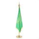 Large Gold Metal Flagpole with Arrowhead Large Gold Metal Flagpole with Arrowhead