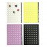 Wirebound Notebook, Lined KESKIN, 100 Sheets, A4, Perforated Circles, Multi-Color