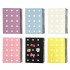 Wirebound Notebook, Lined KESKIN, 100 Sheets, A6, Perforated Circles, Multi-Color