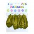 Balloons 8 Pcs Golden SIMBA Balloons 8 Pcs Golden SIMBA