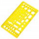 Geometric Template, Electricity Shapes, 18.5 x 10 cm, COKAI Geometric Template, Electricity Shapes, 18.5 x 10 cm, COKAI