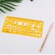 Geometric Template, Furniture Shapes, 19 x 9 cm, COKAI