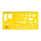 Geometric Template, Architectural Shapes, 20 x 9.5 cm, COKAI