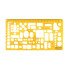 Geometric Template, Furniture Shapes, 20 x 11 cm, COKAI Scale 1:75