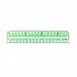 Plastic Ruler 18cm Transparent Japanese