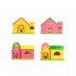 Cottage-Shaped Pencil Sharpener, Single Hole, 4 Pieces Cottage-Shaped Pencil Sharpener, Single Hole, 4 Pieces