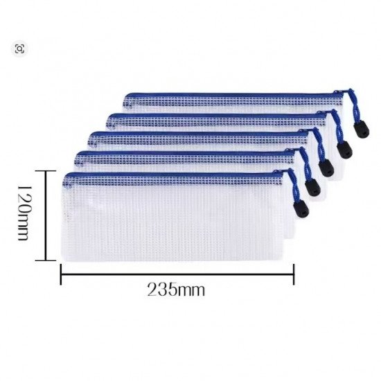 A6 Tool Holder with Zipper Plastic Transparent Mesh A6 Tool Holder with Zipper Plastic Transparent Mesh