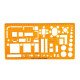 Geometric Template, Furniture Shapes, 30 x 15.5 cm, Scale 1:50