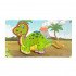 Educational Wooden Children's Toy Dinosaur Puzzle, Shape 4