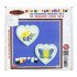 3D Ceramic Painting Set Hearts ARTEBELLA 20 x 20cm