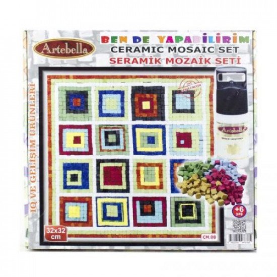 Ceramic Mosaic Set Squares ARTEBELLA 32×32 cm Ceramic Mosaic Set Squares ARTEBELLA 32×32 cm
