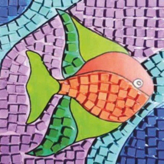 Ceramic Mosaic Set Fish ARTEBELLA 20*20 cm Ceramic Mosaic Set Fish ARTEBELLA 20*20 cm