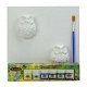 3D Ceramic Painting Set Owl And Twig ARTEBELLA 20 x 20cm
