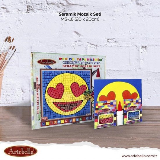 Ceramic Mosaic Set Smiley ARTEBELLA 20*20 cm Ceramic Mosaic Set Smiley ARTEBELLA 20*20 cm