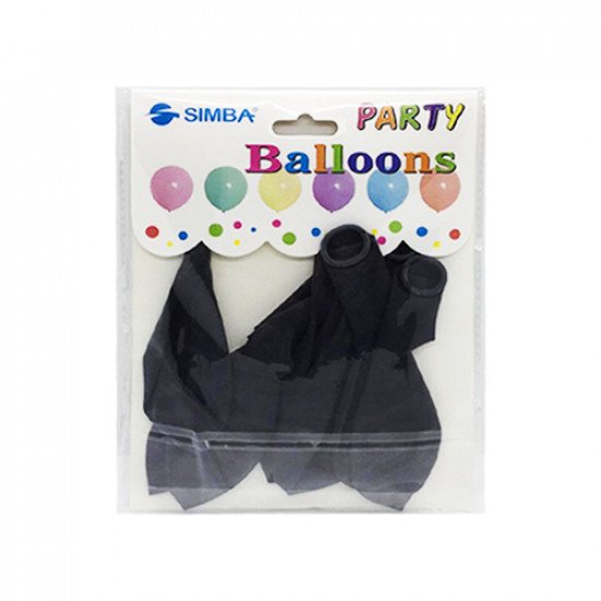 Party Balloons 8 Pcs Black Party Balloons 8 Pcs Black