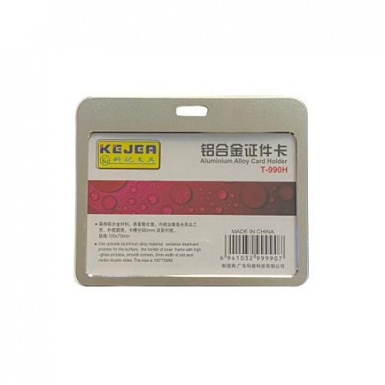 Card Holder Metal Accidental Double Sided 70×100 mm Metallic Gold and Silver Card Holder Metal Accidental Double Sided 70×100 mm Metallic Gold and Silver