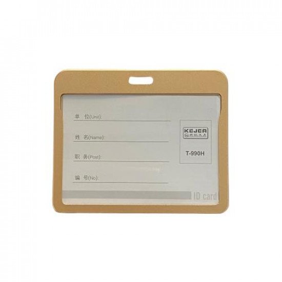 Card Holder Metal Accidental Double Sided 70×100 mm Metallic Gold and Silver Card Holder Metal Accidental Double Sided 70×100 mm Metallic Gold and Silver