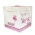Gift Box Paper 22x22 cm Pink