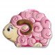 Iron Box with Lock and Handle for Children, Sheep Shape Iron Box with Lock and Handle for Children, Sheep Shape