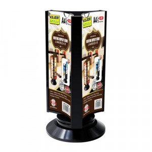 Menu Display Base Circular 3 Sides Curved Movable10x21cm Long