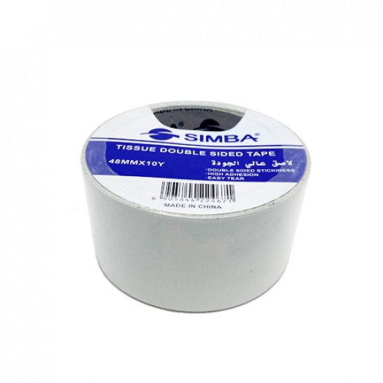 Double Side Tape SIMBA 2 Inch Transparent Double Side Tape SIMBA 2 Inch Transparent