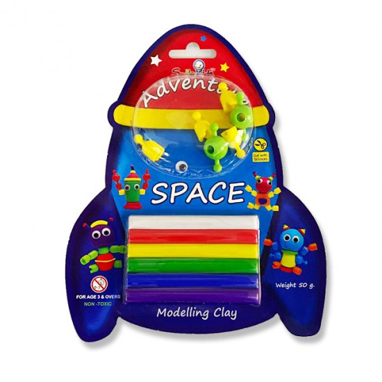 Clay With Alien Jigsaw Pieces SMILE KIDS 50g