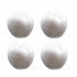 Foam Anthropomorphic an Apple 8 cm 4 Pcs