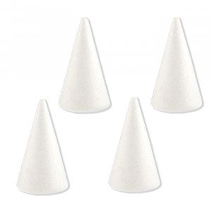 Foam Conical 14 cm 4 Pcs