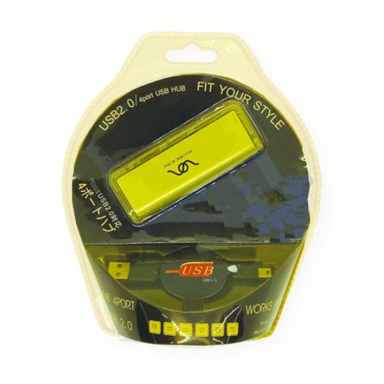 هاب USB للكمبيوتر 4 مداخل مستطيل هاب USB للكمبيوتر 4 مداخل مستطيل