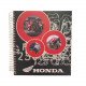 دفتر مذكرة سلك 14×16سم HONDA بسكيت احمر دفتر مذكرة سلك 14×16سم HONDA بسكيت احمر