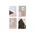 Memo Notebook 7x10 Cm With Rope Lined Geometric Marble In Several Shapes