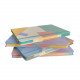 Memo Notebook 9x14 Cm With Rope Lined Geometric Pastel In Several Shapes