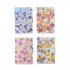 Memo Notebook 19x12 Cm With Magnetic Lock Lined Roses Shapes Memo Notebook 19x12 Cm With Magnetic Lock Lined Roses Shapes