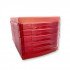 Desktop Drawers Plastic Pink Transparent 5 Drawers Desktop Drawers Plastic Pink Transparent 5 Drawers