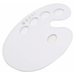 Large oval color mixing tray 4 place