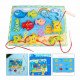 Wooden Fishing Toy for Children Various Shapes Wooden Fishing Toy for Children Various Shapes
