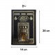 The Holy Quran Of King Fahd Complex Size Quarter Black Leather Binding In The Shape Of The Kaaba Cover The Holy Quran Of King Fahd Complex Size Quarter Black Leather Binding In The Shape Of The Kaaba Cover