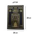 The Holy Quran Of King Fahd Complex Large Size Black Leather Binding In The Shape Of The Kaaba Cover The Holy Quran Of King Fahd Complex Large Size Black Leather Binding In The Shape Of The Kaaba Cover