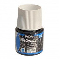 Fabrics Color Glitter Black 205 PEBEO 45 ml Fabrics Color Glitter Black 205 PEBEO 45 ml
