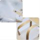 Transparent Plastic Gift Bag 20×25×9.5 cm, Beige Handle Transparent Plastic Gift Bag 20×25×9.5 cm, Beige Handle