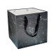 Marble Paper Gift Bag 30x30x30 cm, Square Base, Black Marble Paper Gift Bag 30x30x30 cm, Square Base, Black