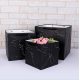 Marble Paper Gift Bag 30x30x30 cm, Square Base, Black Marble Paper Gift Bag 30x30x30 cm, Square Base, Black