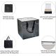 Marble Paper Gift Bag 30x30x30 cm, Square Base, Black Marble Paper Gift Bag 30x30x30 cm, Square Base, Black