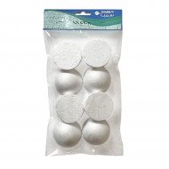 Foam Half Ball 5.5 cm 8 Pieces
