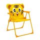 Foldable Children's Travel Chair Tiger Shape, Yellow Foldable Children's Travel Chair Tiger Shape, Yellow