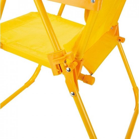 Foldable Children's Travel Chair Tiger Shape, Yellow Foldable Children's Travel Chair Tiger Shape, Yellow