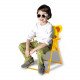 Foldable Children's Travel Chair Tiger Shape, Yellow Foldable Children's Travel Chair Tiger Shape, Yellow